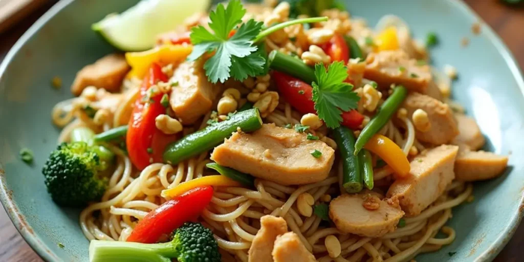 Peanut-Lime Chicken Stir Fry