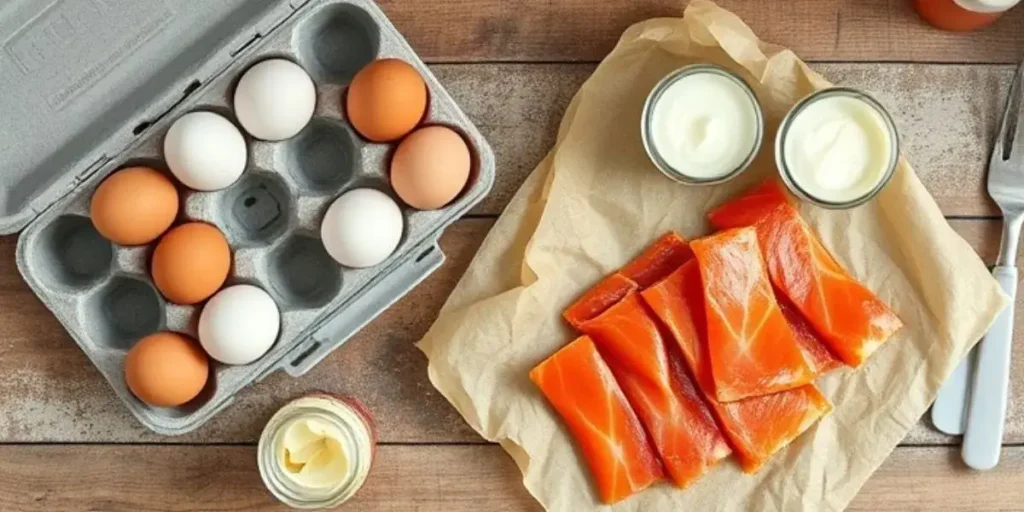 Scrambled Eggs with Smoked Trout and Crème Fraîche