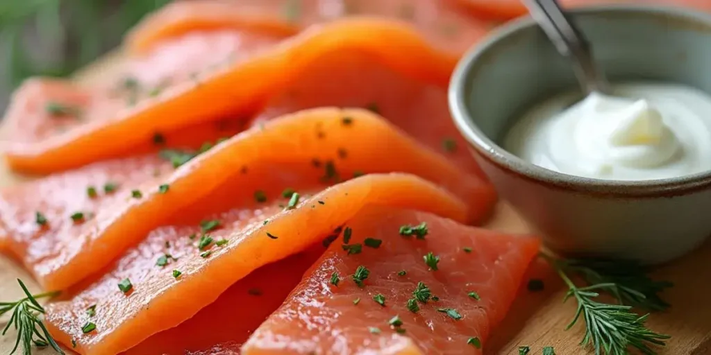 Scrambled Eggs with Smoked Trout and Crème Fraîche