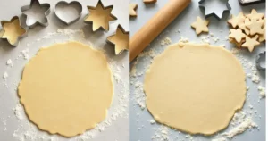 Time to roll and cut! Use your favorite cookie cutters to create fun and festive shapes.