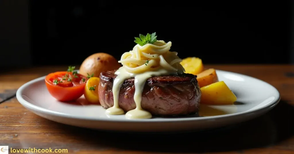  Easy Steak with Onion Cream Sauce