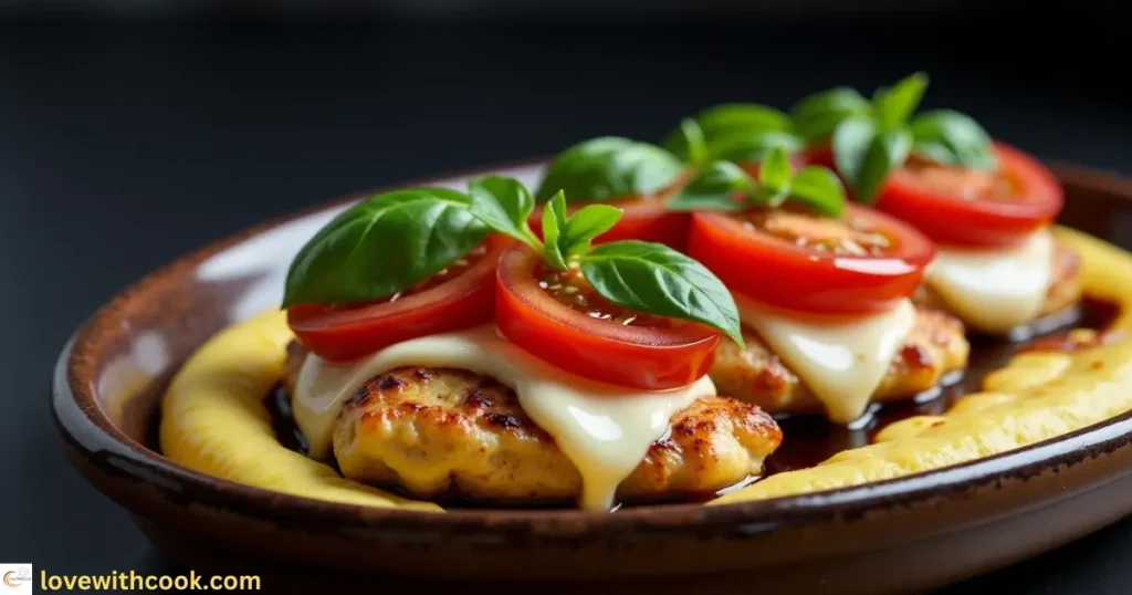  Caprese Chicken & Polenta Bake