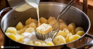 easy Garlic Butter Steak with Mashed Potatoes recipe